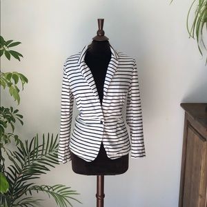 Soft striped blazer